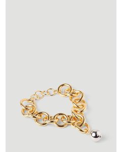 Jil Sander Sphere Pendant Chain Bracelet