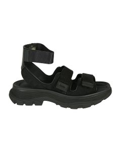 Black Rubber Sandals