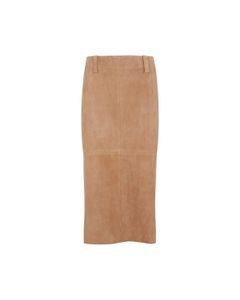 Brunello Cucinelli Side-Slit Pencil Skirt