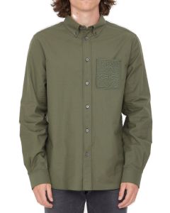 Loewe Anagram Embroidered Pocket Patch Shirt