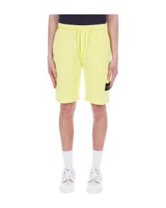 Shorts In Yellow Cotton