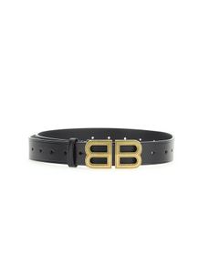Balenciaga BB Plaque Hourglass Belt