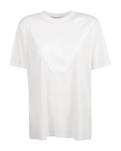 V Panelled Plain T-shirt
