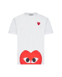 Comme Des GarÇons Play Printed Heart T-Shirt
