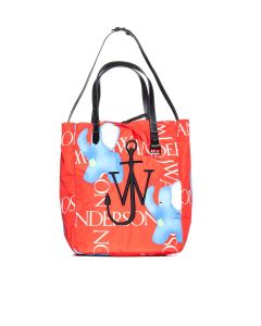 JW Anderson All-Over Logo Printed Tote Bag