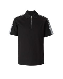 Givenchy 4G Zip Detailed Short-Sleeved Polo Shirt