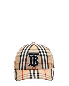 Burberry Monogram Checked Baseball Cap