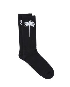 Palm Angels Palm Tree Intarsia-Knitted Socks