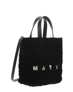 Marni Logo Embroidered Tote Bag
