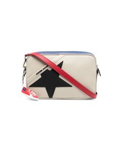 Star Bag Hammered Leather Body Star Block