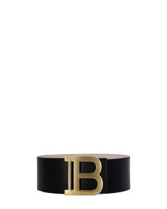 Balmain B Logo Plaque Belt
