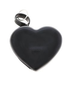 Heart coin purse in black