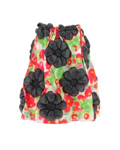 Comme des Garçons Daisies Floral Midi Skirt