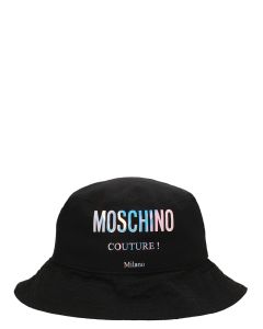 Moschino Logo Printed Bucket Hat