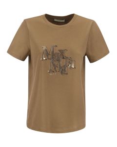 'S Max Mara Logo Printed Crewneck T-Shirt