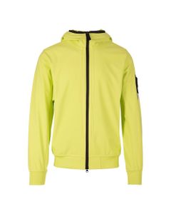 Man Fluo Yellow Jacket In Light Soft Shell-r
