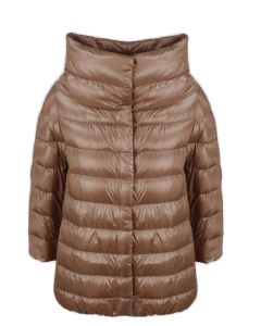 Herno High-Neck Buttoned Puffer Jacket