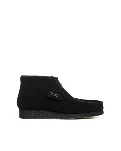 Clarks Wallabee Square Toe Lace-Up Boots