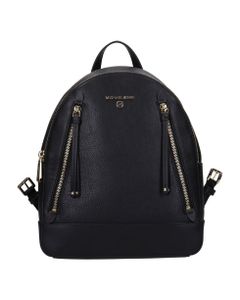 Brooklyn Backpack In Black Leather