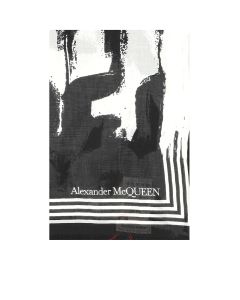 Alexander McQueen Logo Graffiti Scarf