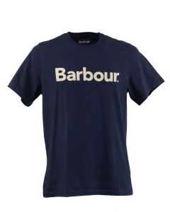 Barbour Logo Printed Crewneck T-Shirt