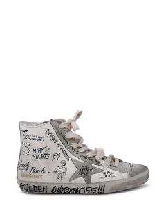 Golden Goose Deluxe Brand Graffiti Printed Lace-Up Sneakers
