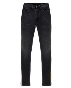 Palm Angels Mid-Rise Side Striped Jeans