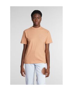 T-shirt In Brown Cotton