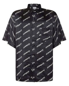 Vetements All-Over Logo Short-Sleeved Shirt