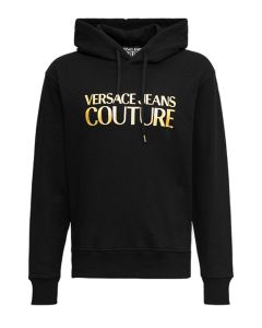 Versace Jeans Couture Logo Print Drawstring Hoodie