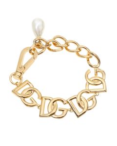 Dolce & Gabbana Logo-Embellished Chain Bracelet