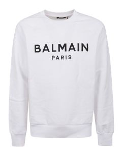 Balmain Logo Printed Crewneck Sweatshirt