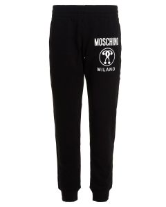 Moschino Logo Printed Tapered Track Pants