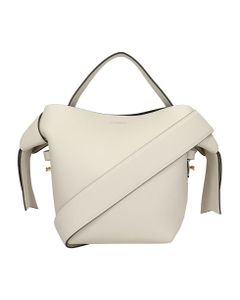 Musubi Hand Bag In White Leather