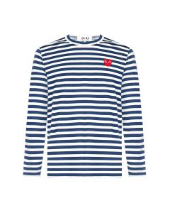 Comme des Garçons Play Striped Logo T-Shirt