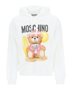 Moschino Teddy Bear Printed Drawstring Hoodie