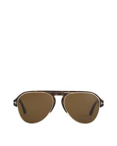 Tom Ford Eyewear Marshall Aviator Frame Sunglasses