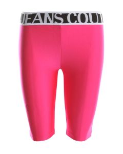 Versace Jeans Couture Logo-Waistband Knee-Length Cycling Shorts