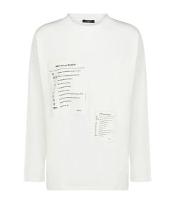 MM6 Maison Margiela Code Graphic-Printed Crewneck T-Shirt