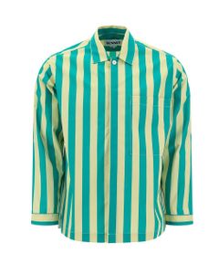 Sunnei Two-Tone Striped Long Sleeved Shirt