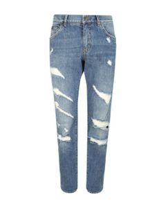 Slim-cut Destroy Jeans