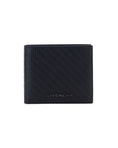 Givenchy Logo Detailed Woven Bi-Fold Wallet