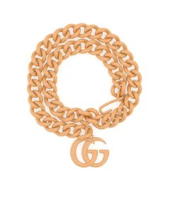 Gucci Logo Pandent Chain Linked Belt