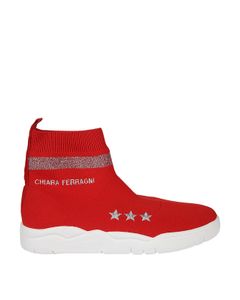 Active red slip-on sock sneakers