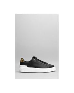 B-court Sneakers In Black Leather