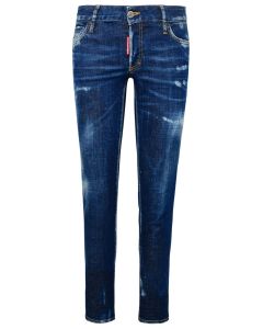 Dsquared2 Distressed Slim-Fit Cropped Jeans