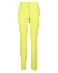Moschino Mid Rise Straight Leg Tailored Trousers