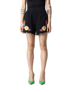 TWINSET Floral Embroidered Shorts