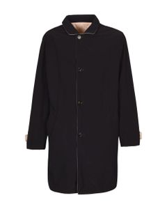 Classic Buttoned Reversible Coat