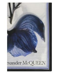 Alexander McQueen Bellflower Printed Scarf